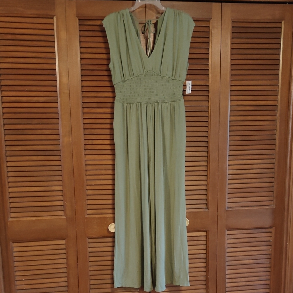 NWT Old Navy Sage Green Jumpsuit